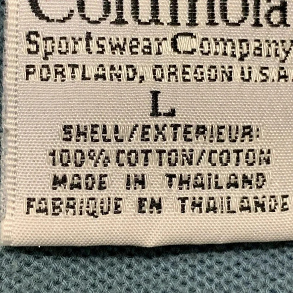 Columbia Men's Classic 100% Cotton Short Sleeve Collared Polo Shirt Size L‎ - Picture 8 of 12